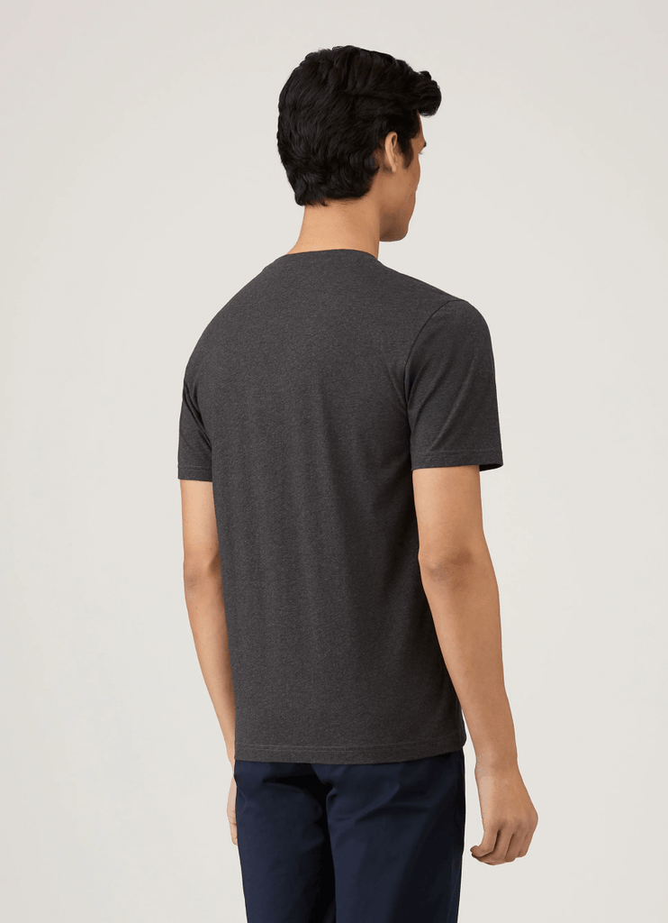 Riviera Crew T-Shirt / Charcoal Melange - STER/EO MUCT-ShirtSunspelMGrey