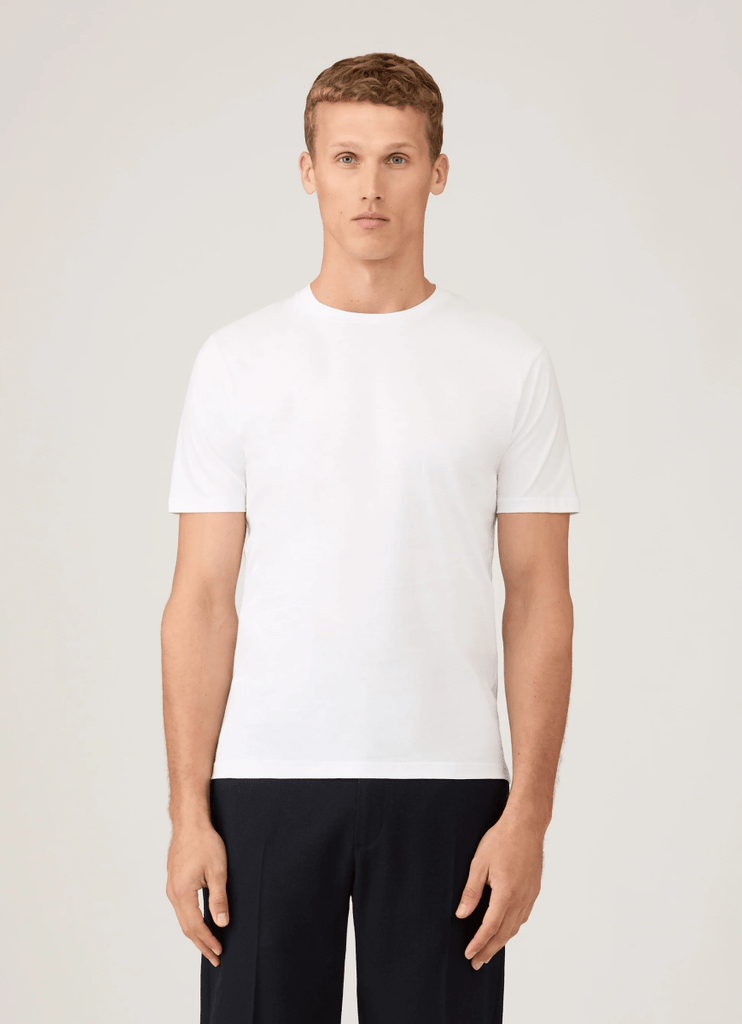 Riviera Crew T-Shirt / White - STER/EO MUCT-ShirtSunspelMWhite