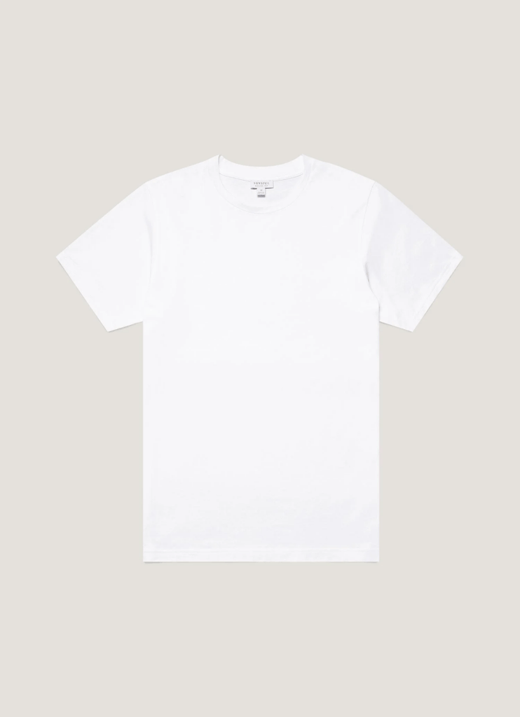 Riviera Crew T-Shirt / White - STER/EO MUCT-ShirtSunspelMWhite