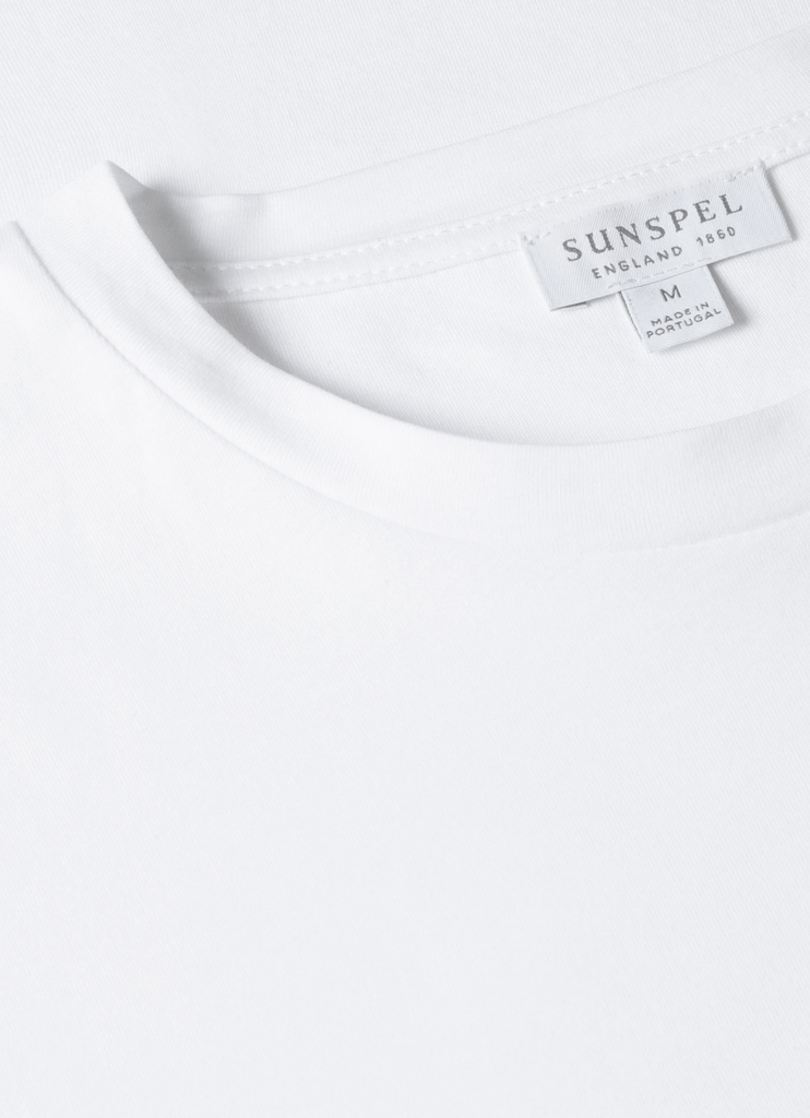 Riviera Crew T-Shirt / White - STER/EO MUCT-ShirtSunspelMWhite