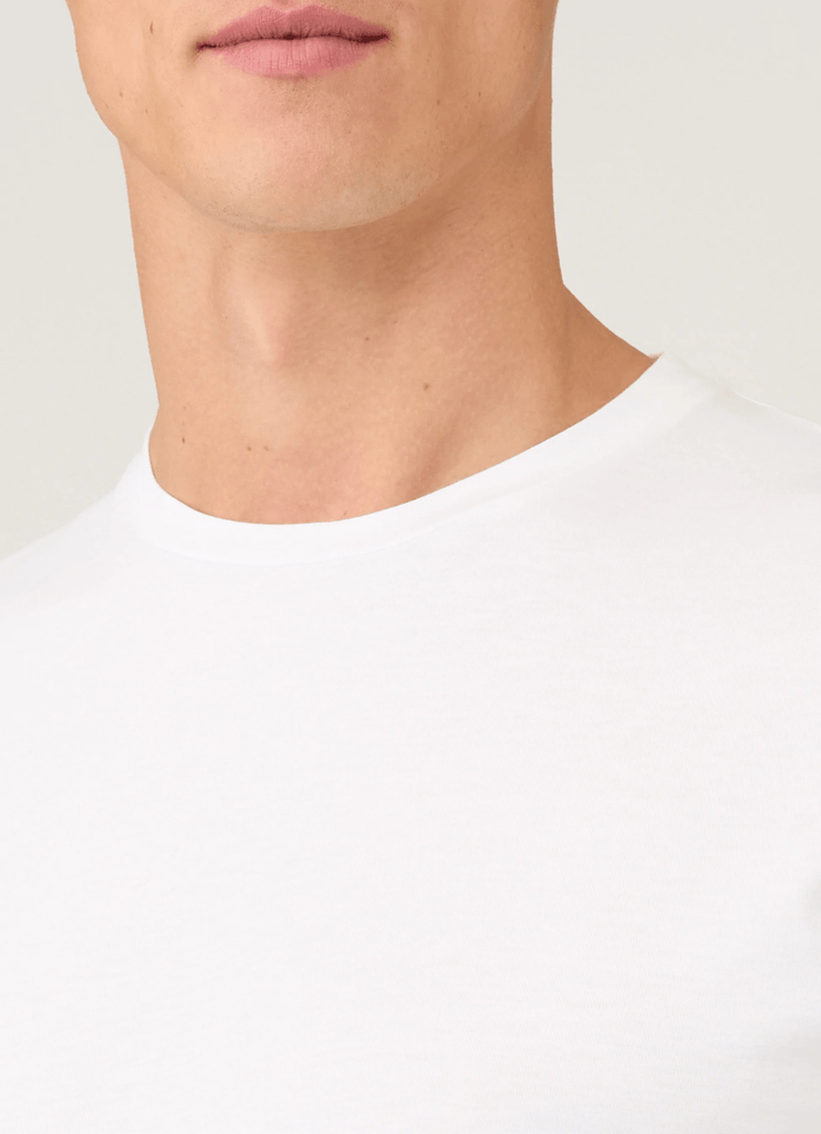 Riviera Crew T-Shirt / White - STER/EO MUCT-ShirtSunspelMWhite