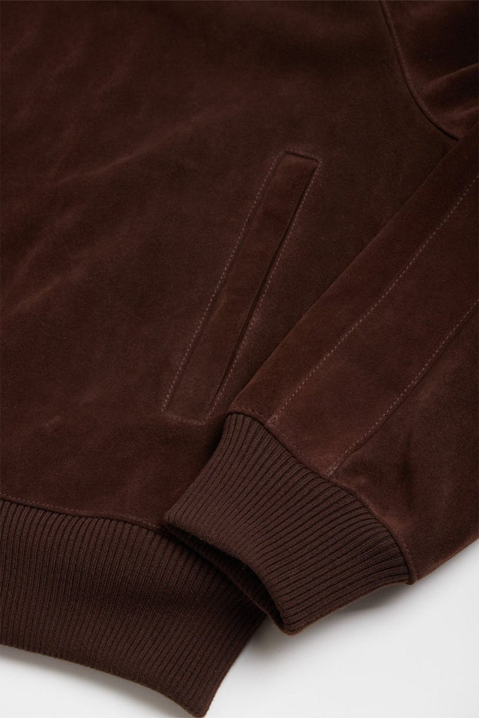 Rough Out Track Jacket / Chocolate - STER/EO MUCLeather JacketBaracuta40Brown