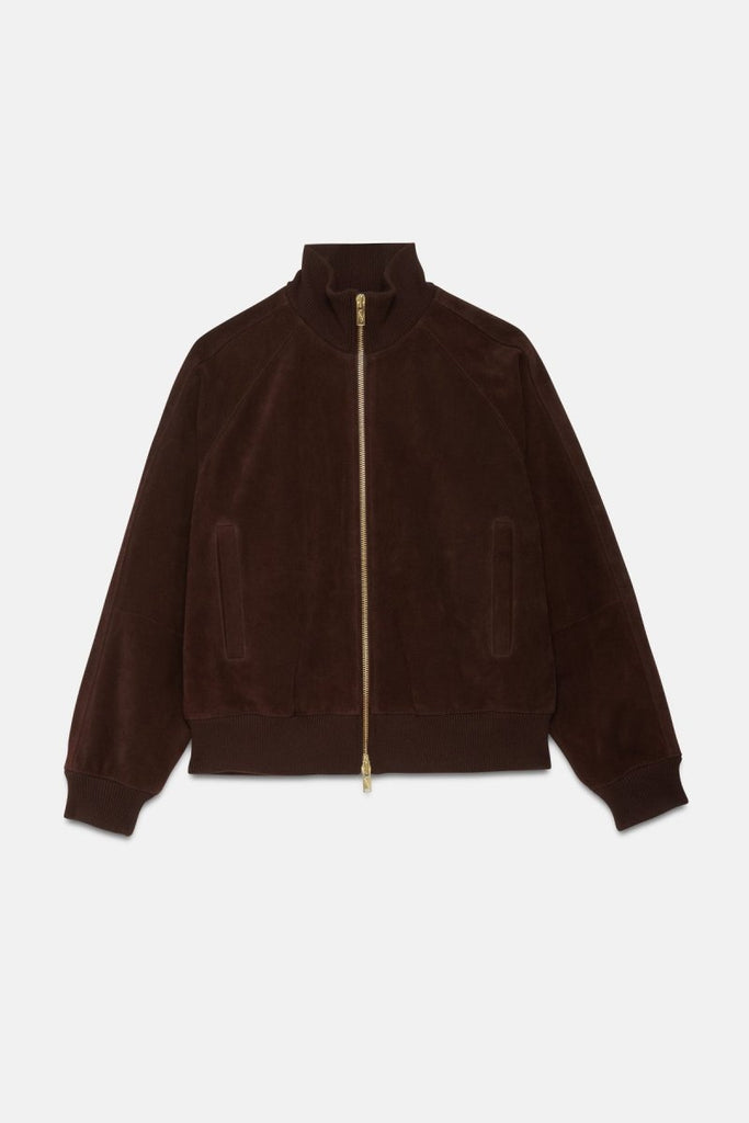 Rough Out Track Jacket / Chocolate - STER/EO MUCLeather JacketBaracuta40Brown