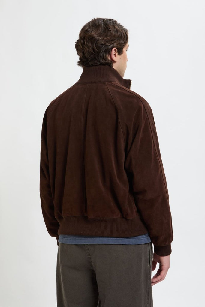 Rough Out Track Jacket / Chocolate - STER/EO MUCLeather JacketBaracuta40Brown