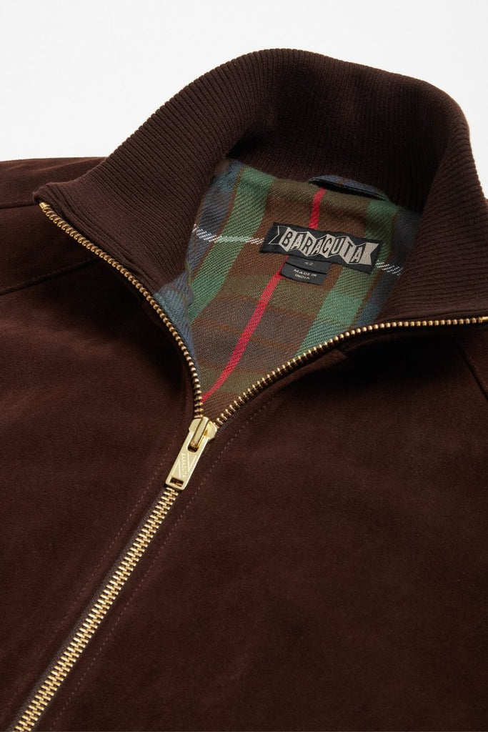 Rough Out Track Jacket / Chocolate - STER/EO MUCLeather JacketBaracuta40Brown