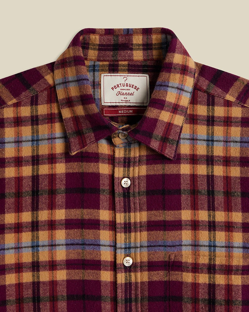 Ruiva Check Shirt / Red/Yellow Plaid - STER/EO MUCPatterned ShirtsPortuguese FlannelMMulticolour