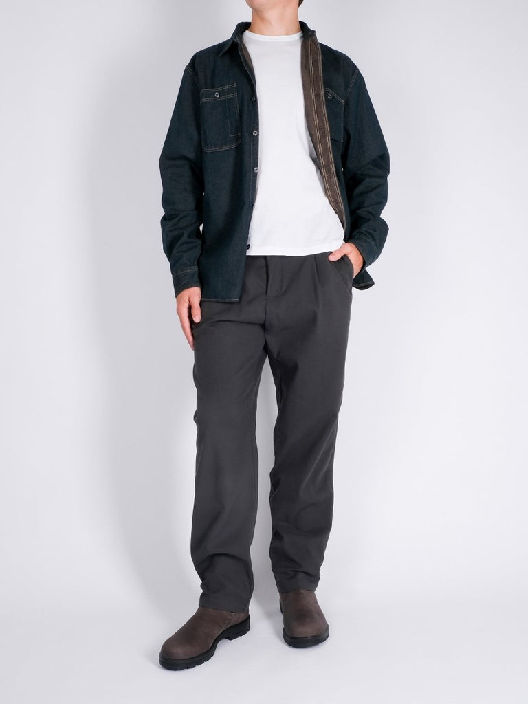 Sammy Military Twill / Antracite - STER/EO MUCTrousersWhite Sand46Grey
