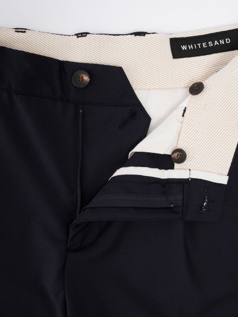Sammy Pleated Wool Pant / Navy - STER/EO MUCTrousersWhite Sand46Blue