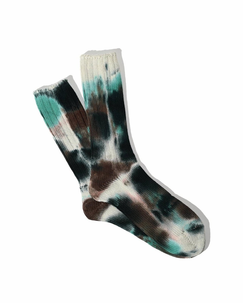 Scatter Dye Crew / Mint - STER/EO MUCSocksAnonymous IsmMulticolour