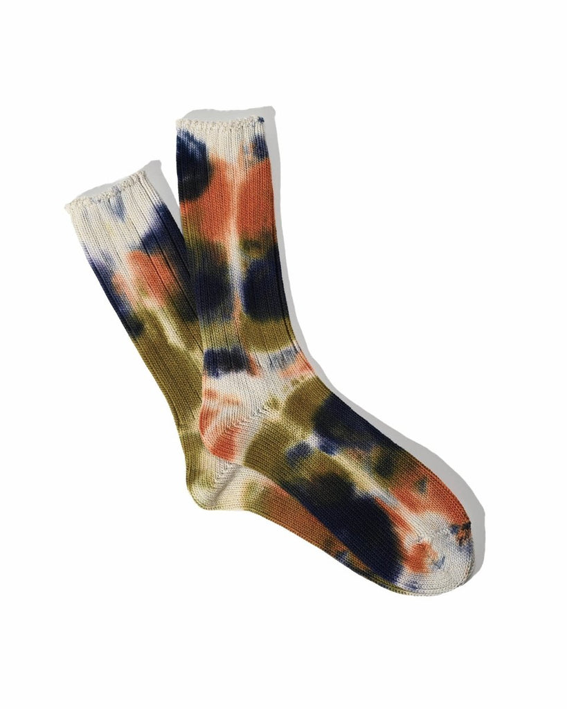 Scatter Dye Crew / Orange - STER/EO MUCSocksAnonymous IsmMulticolor