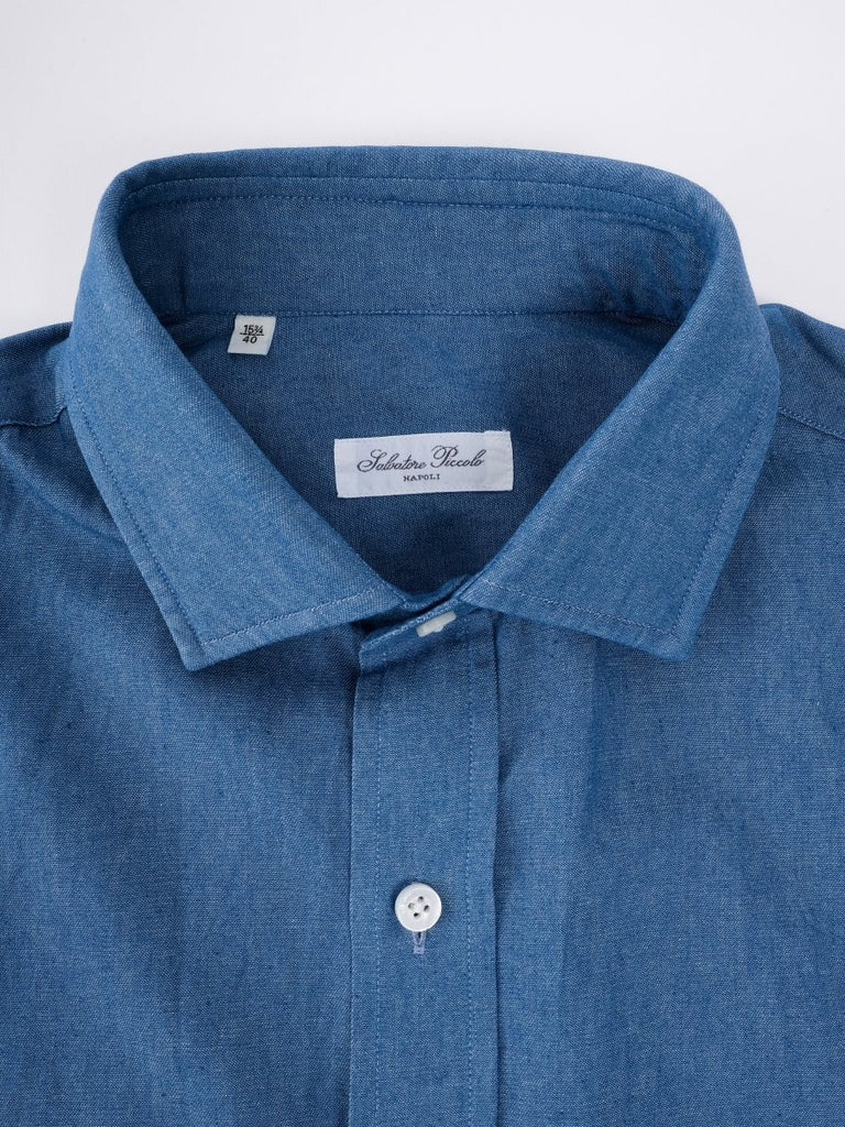 Shirt Classico Vintage / 70s Blue - STER/EO MUCPlain ShirtsSalvatore Piccolo40Blue