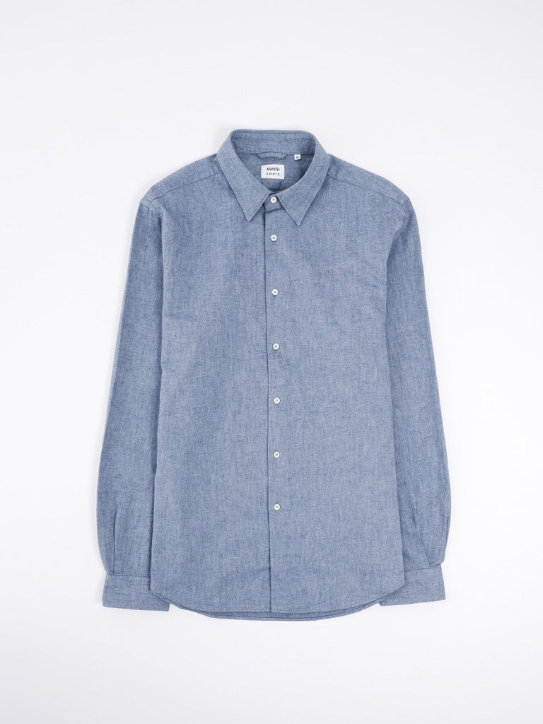 Shirt Comma Flannel / Sky Blue - STER/EO MUCPlain ShirtsAspesi40Blue