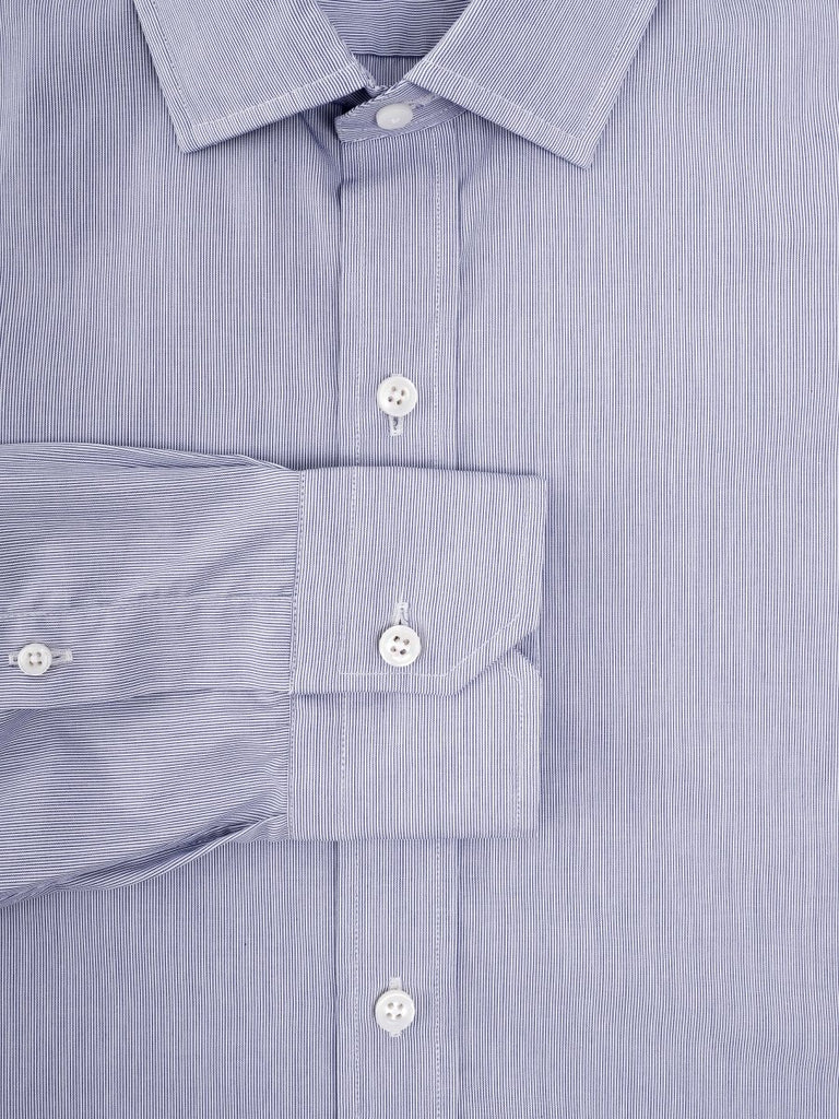 Shirt Man Fine Stripe / White Blue Fine Stripe - STER/EO MUCPatterned ShirtsSalvatore Piccolo39Blue