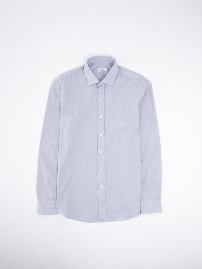 Shirt Man Fine Stripe / White Blue Fine Stripe - STER/EO MUCPatterned ShirtsSalvatore Piccolo39Blue