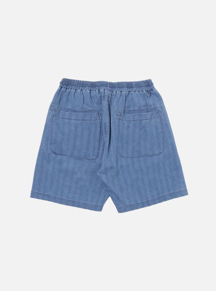 Simple Short Herringbone Denim / Washed Indigo - STER/EO MUCShortsUniversal Works30Blue