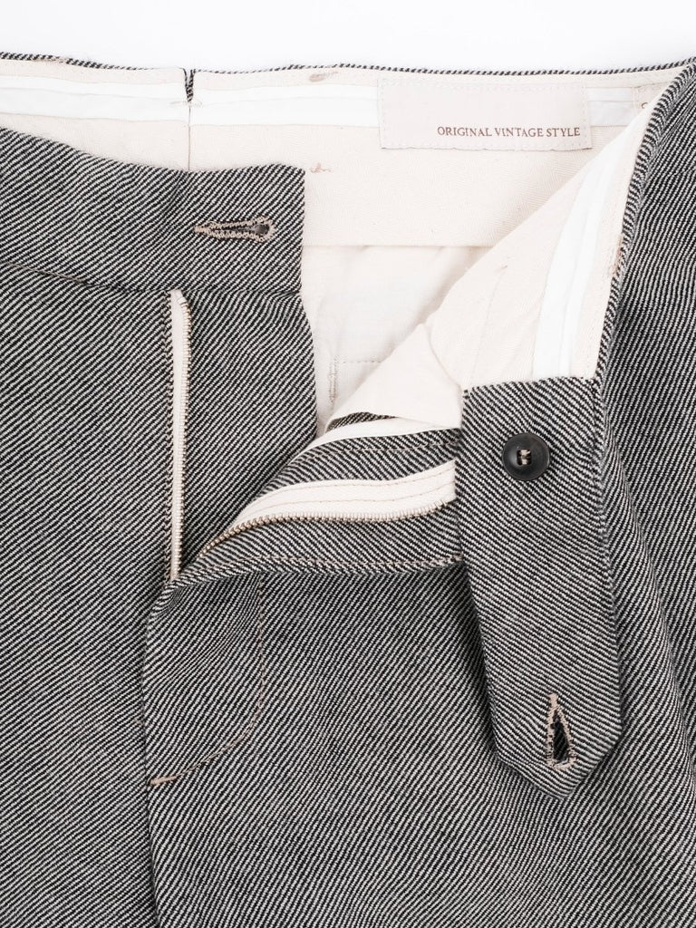 Smith Wool Doppia Pence Pant / Washed Stripe - STER/EO MUCTrousersOriginal Vintage Style46Grey