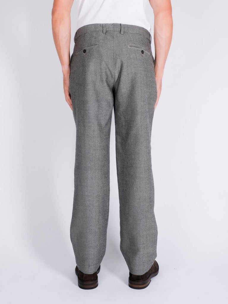 Smith Wool Doppia Pence Pant / Washed Stripe - STER/EO MUCTrousersOriginal Vintage Style46Grey