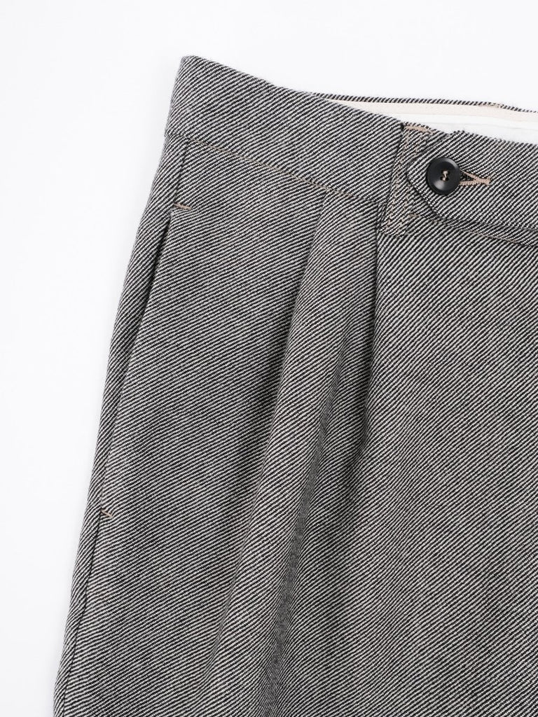 Smith Wool Doppia Pence Pant / Washed Stripe - STER/EO MUCTrousersOriginal Vintage Style46Grey