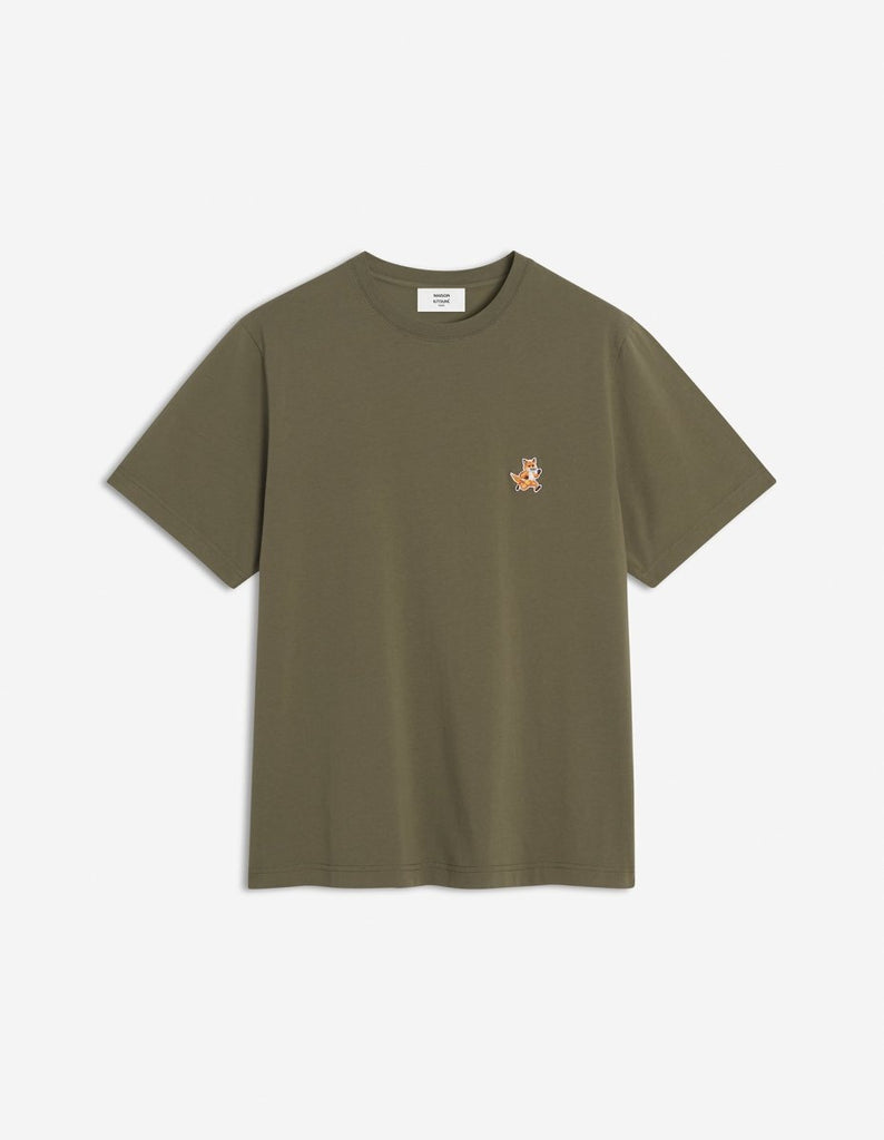 Speedy Fox Patch Comfort T-Shirt / Bay Leaf - STER/EO MUCT-ShirtMaison KitsunéMGreen