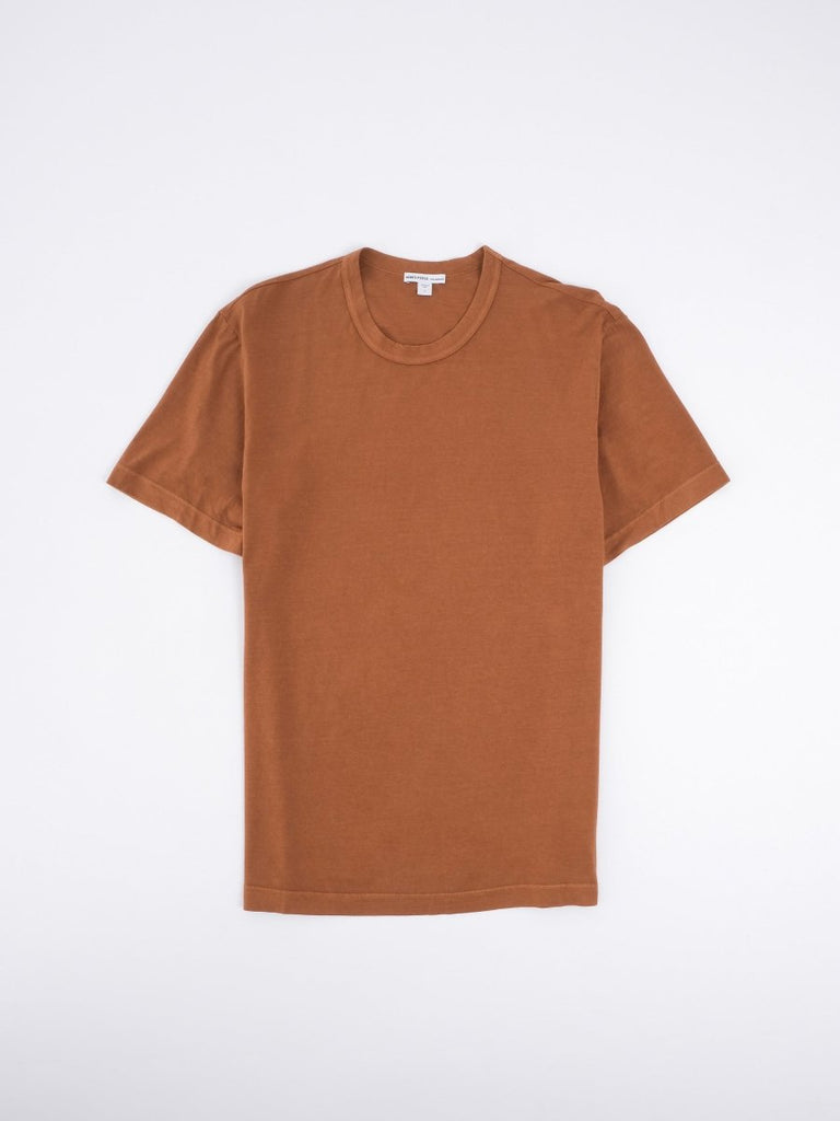 S/S Crew T-Shirt / Whiskey - STER/EO MUCT-ShirtJames Perse1Brown