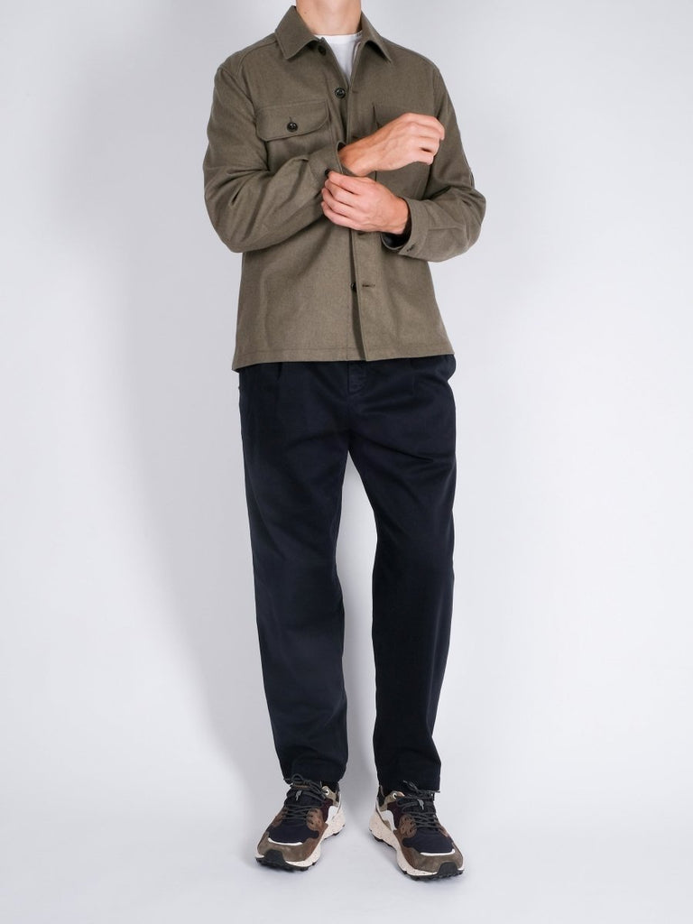 Steve Pleated Pant / Navy - STER/EO MUCTrousersWhite Sand46Blue