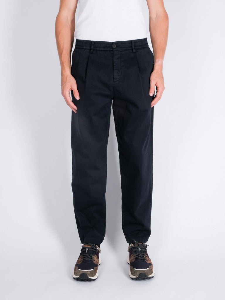 Steve Pleated Pant / Navy - STER/EO MUCTrousersWhite Sand46Blue