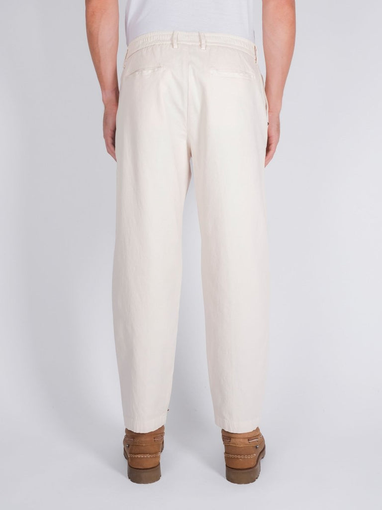Steve Pleated Pant / Off White - STER/EO MUCTrousersWhite Sand46White