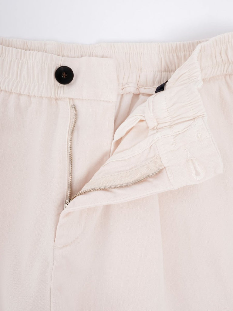 Steve Pleated Pant / Off White - STER/EO MUCTrousersWhite Sand46White
