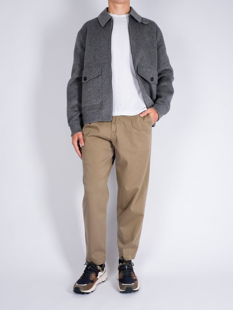 Steve Pleated Pant / Olive - STER/EO MUCTrousersWhite Sand46Green