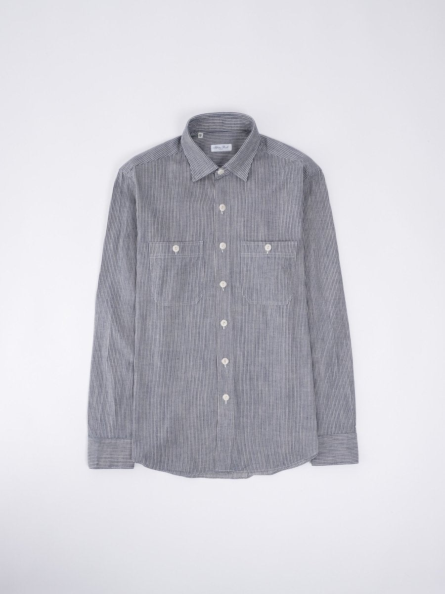 Salvatore piccolo ウールシャツ tomorrowland Salvatore Piccolo リネンウール シャツブルゾン