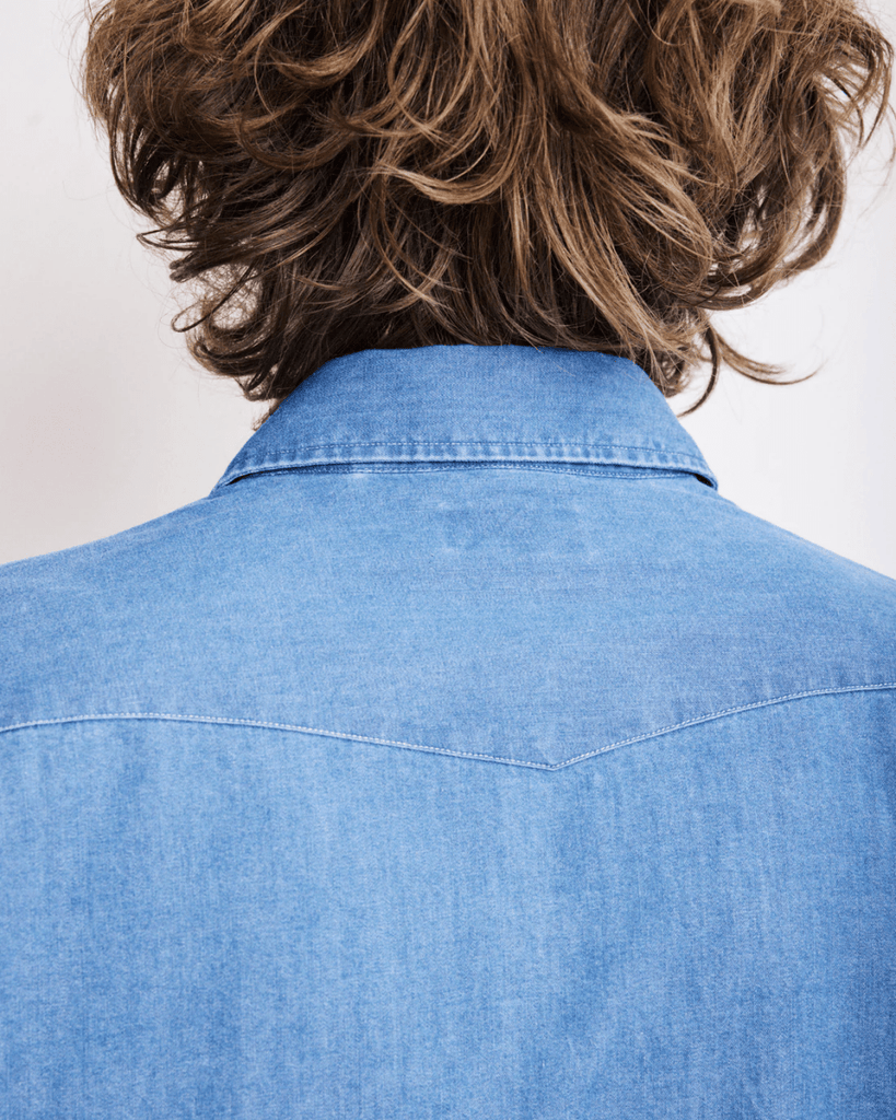 Storm Denim Shirt / Indigo - STER/EO MUCPlain ShirtsHartfordSBlue