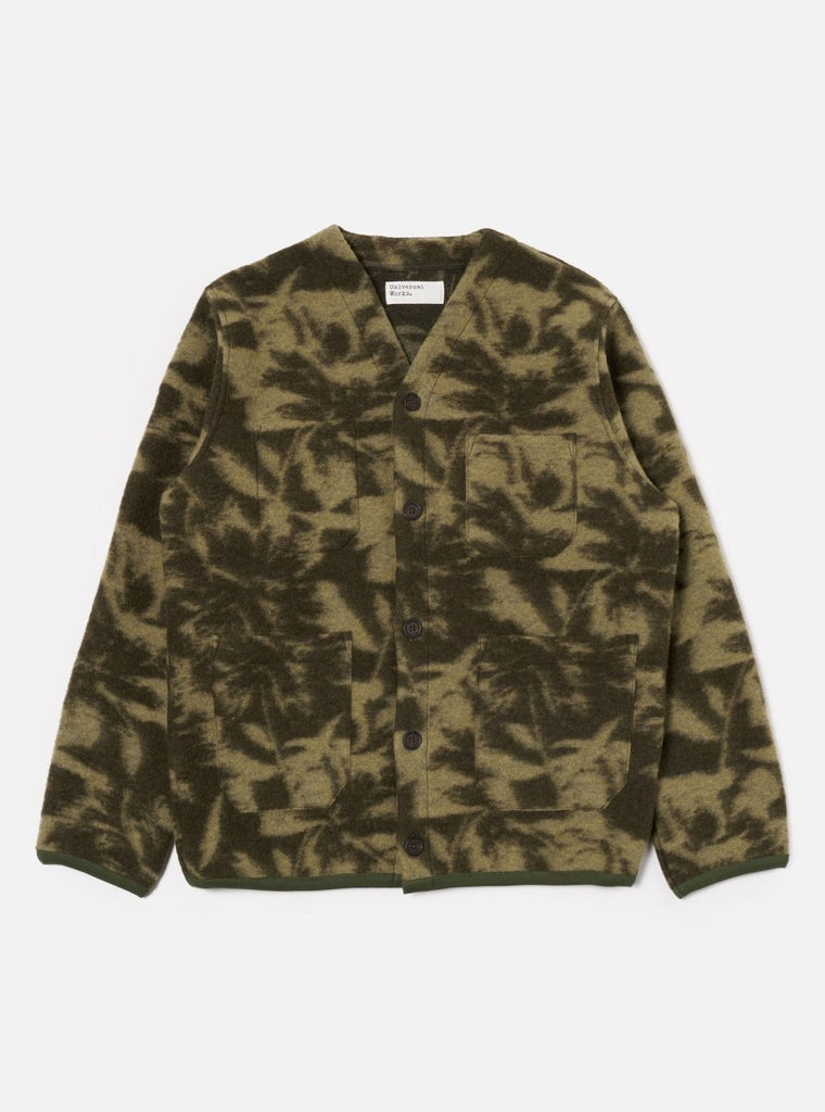 Studio Fleece Cardigan / Green/Pale Green - STER/EO MUCCardigansUniversal WorksMGreen