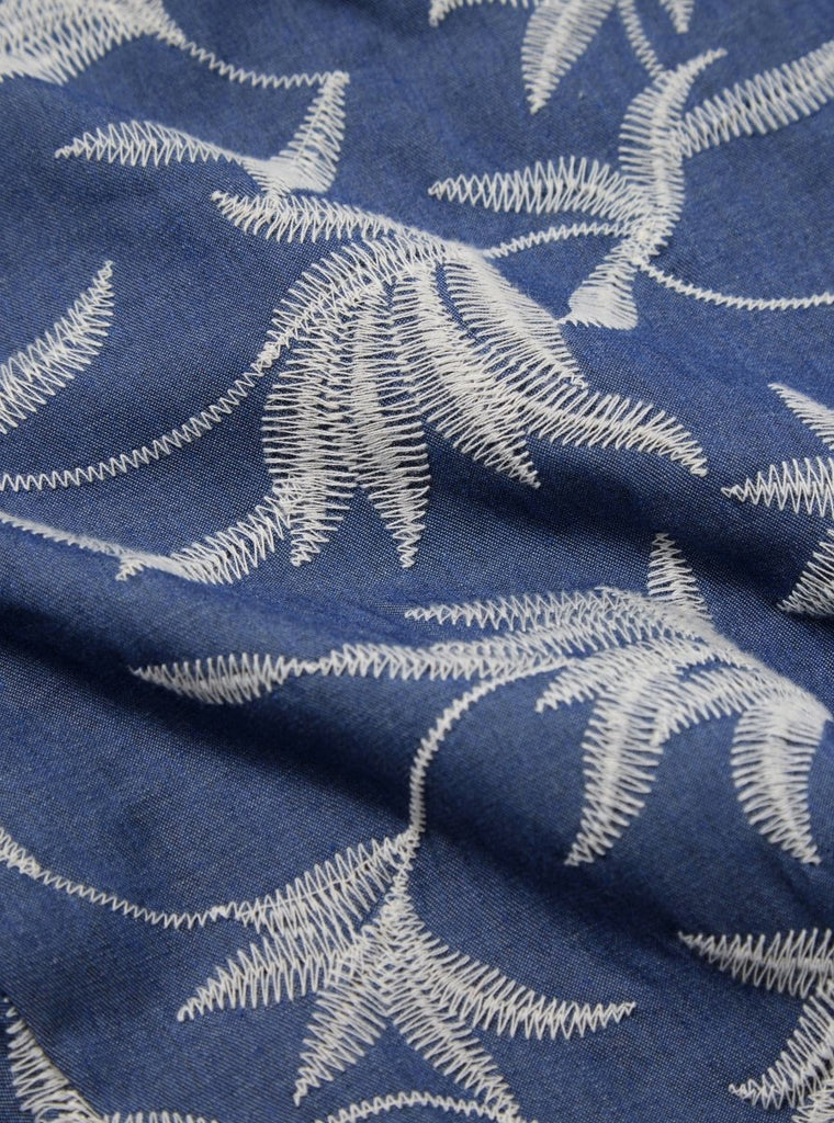 Summer Jungle Simple Short / Indigo - STER/EO MUCShortsUniversal Works30Blue