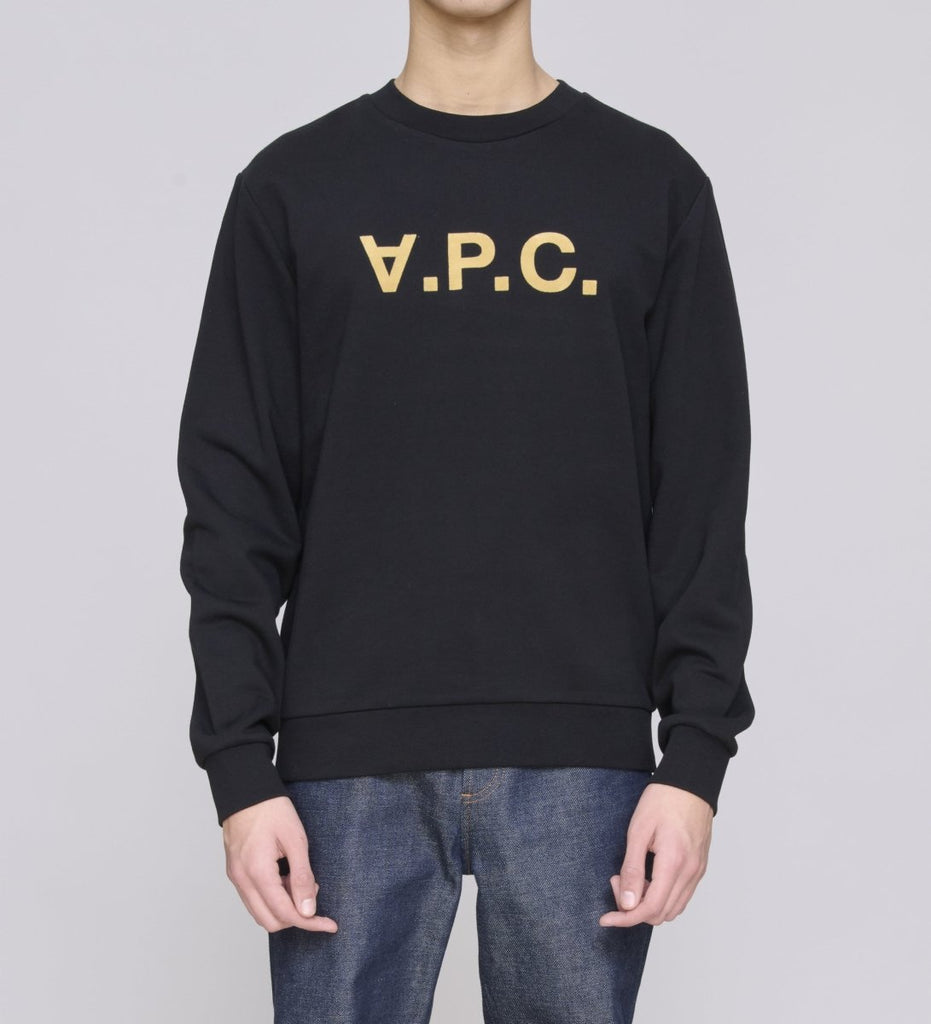 Sweat Standard Grand VPC / Black/Beige - STER/EO MUCSweaterA.P.C.MBlack