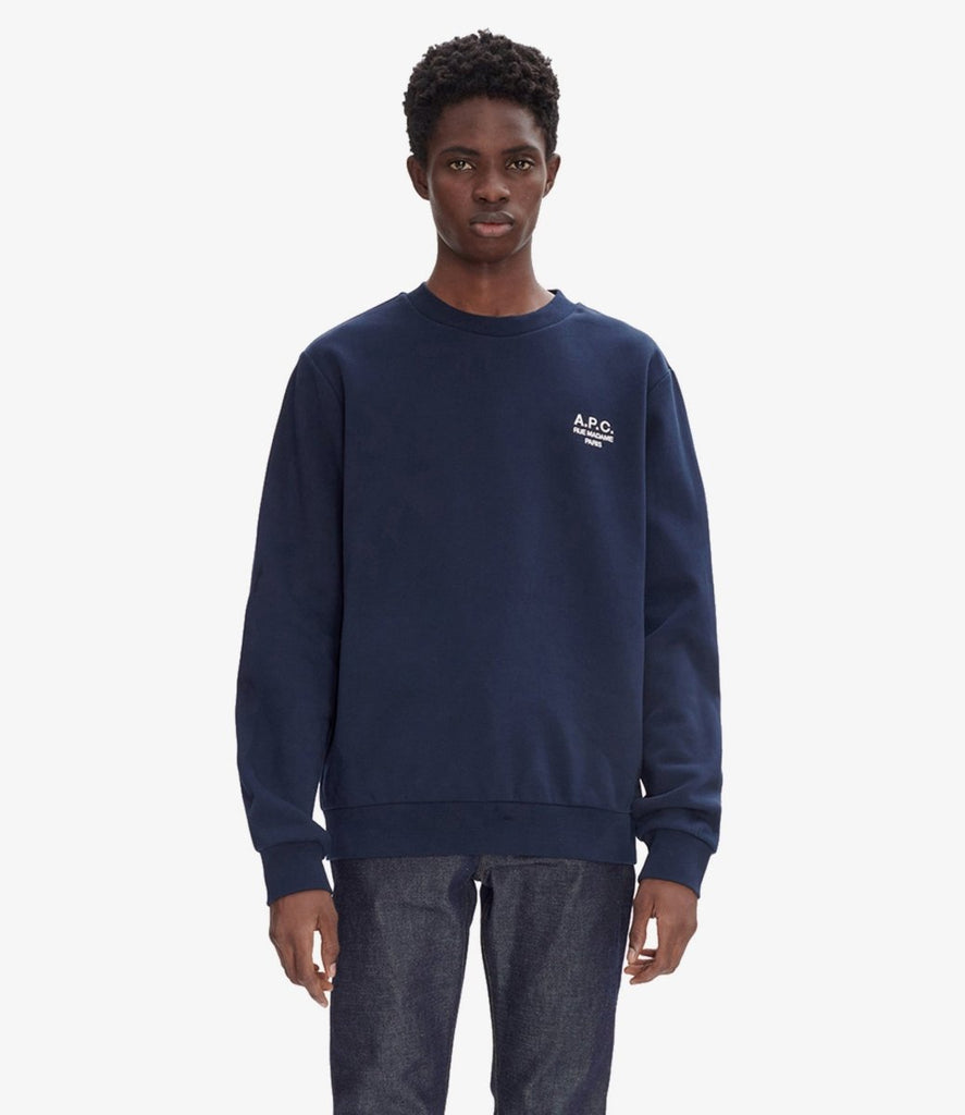 Sweat Standard Rue Madame / Dark Navy/Ecru - STER/EO MUCSweaterA.P.C.MBlue