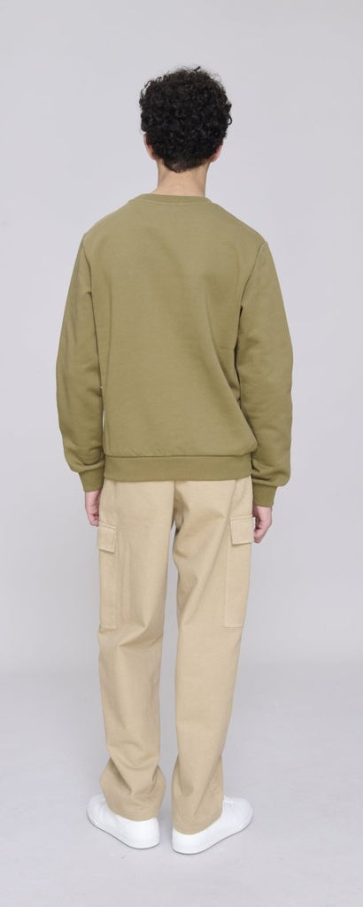 Sweat Standard Rue Madame / Kaki/White - STER/EO MUCSweaterA.P.C.MGreen