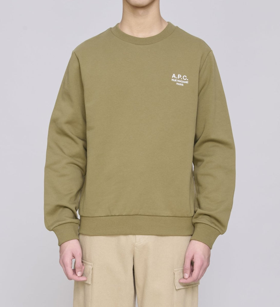 Sweat Standard Rue Madame / Kaki/White - STER/EO MUCSweaterA.P.C.MGreen