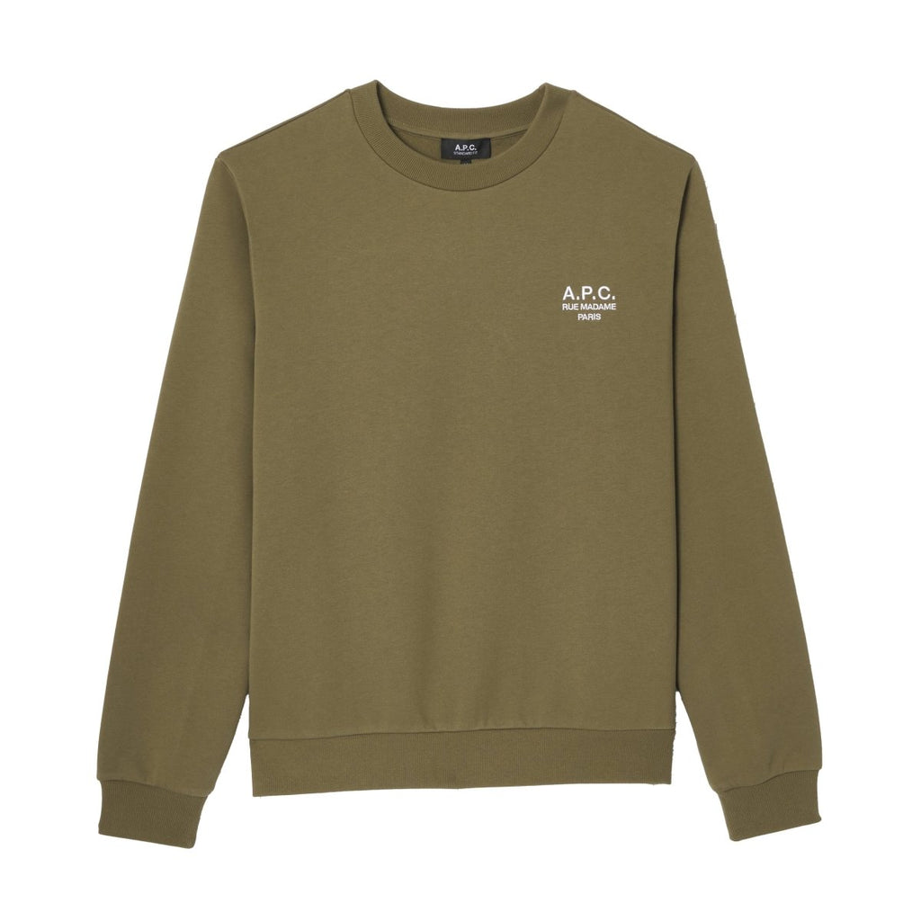 Sweat Standard Rue Madame / Kaki/White - STER/EO MUCSweaterA.P.C.MGreen