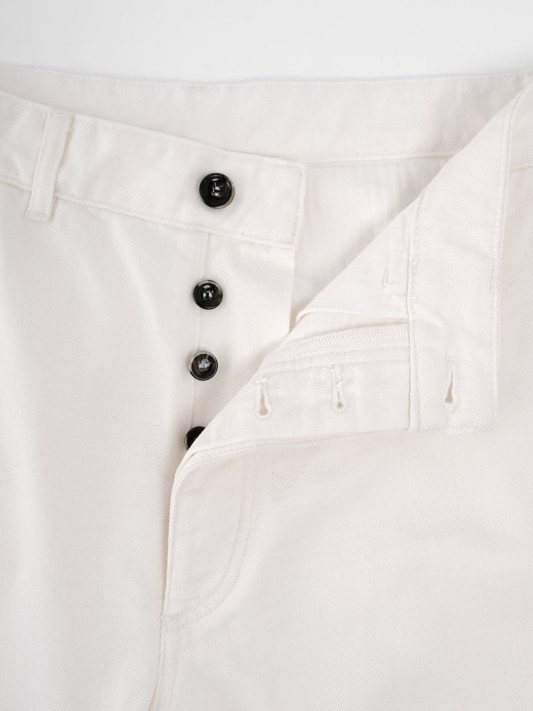 Tim Heavy Cotton Altro Chino / Ecru Old - STER/EO MUCTrousersNine in the Morning31White