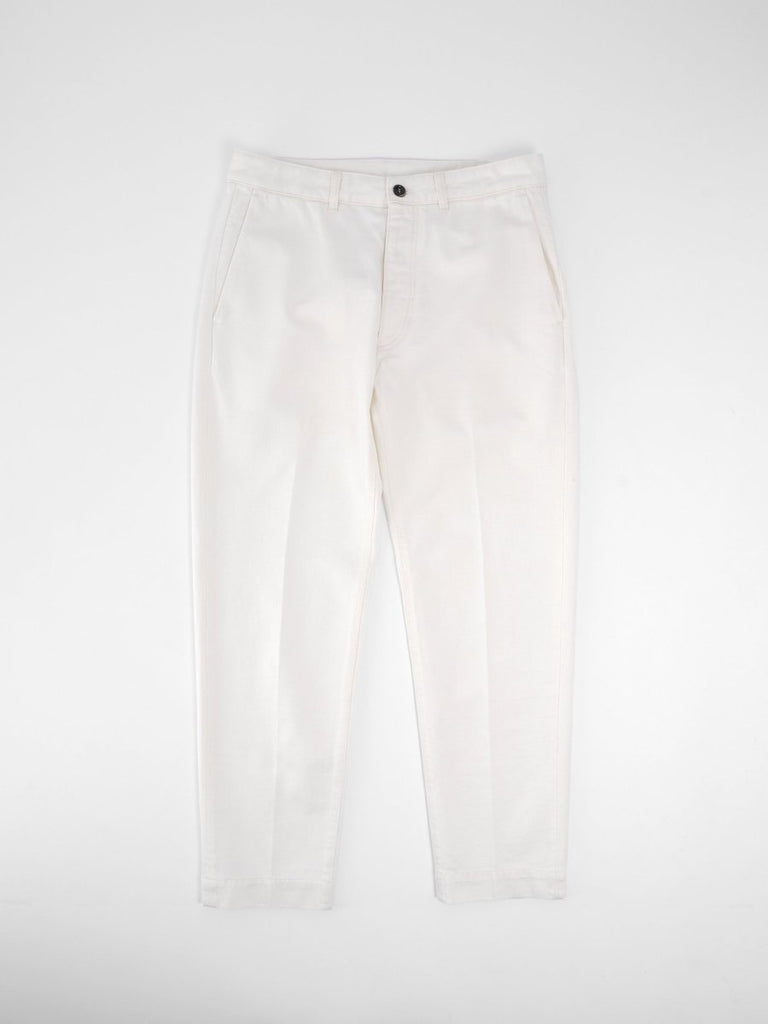 Tim Heavy Cotton Altro Chino / Ecru Old - STER/EO MUCTrousersNine in the Morning31White