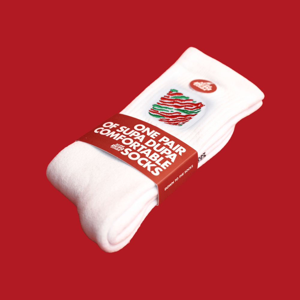 Tribe Socks / White - STER/EO MUCSocksSupa Dupa GoodsSWhite