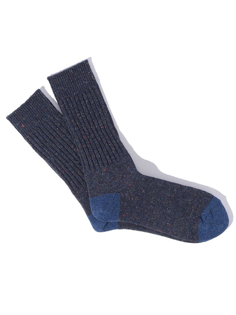 Tuck Cuff Stripes Crew / Navy - STER/EO MUCSocksAnonymous IsmNavy