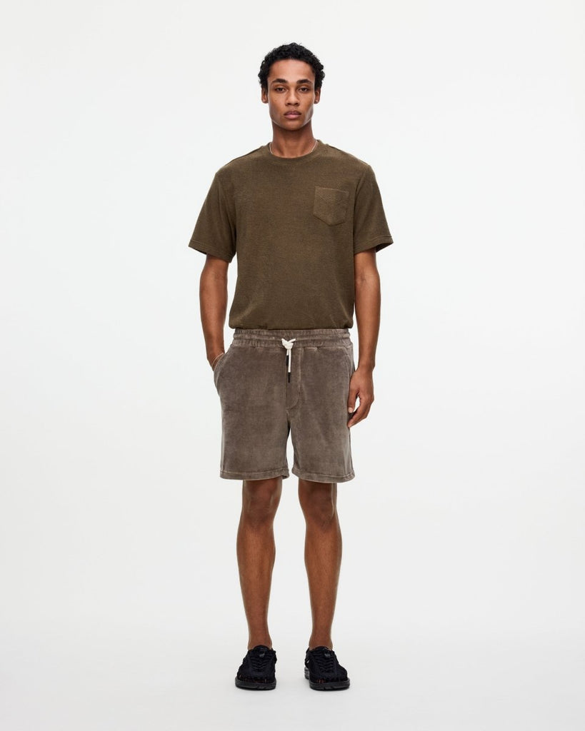 Velour Shorts / Morel - STER/EO MUCShortsOASMBrown