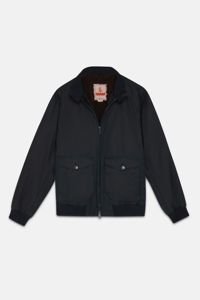 Waxed G9 Pocket / Dark Navy - STER/EO MUCJacketBaracuta40Blue