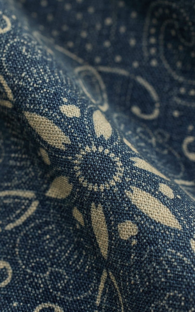 Wilson Overshirt / Indigo/White - STER/EO MUCOvershirtRRLMBlue