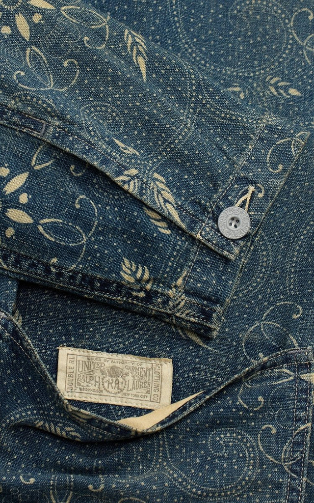 Wilson Overshirt / Indigo/White - STER/EO MUCOvershirtRRLMBlue