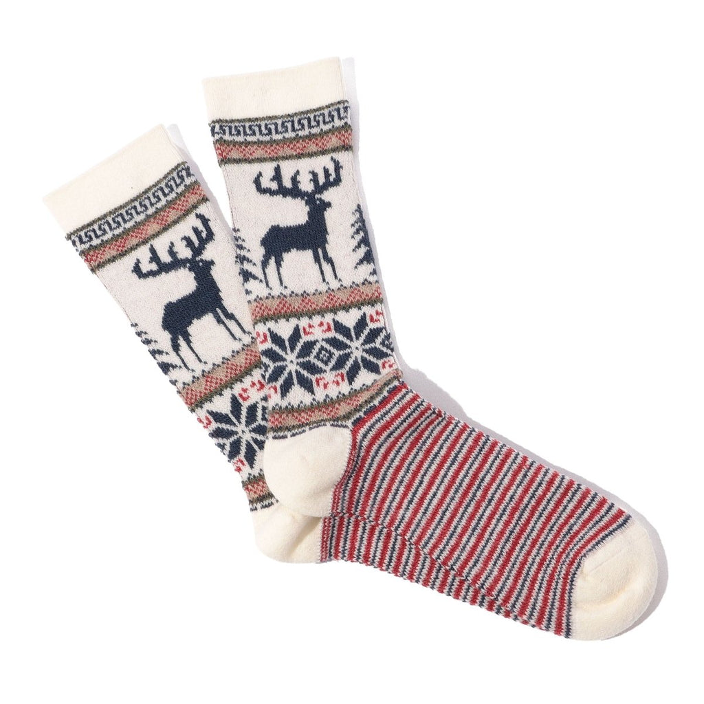 Wool Deer SnowJQ / Off White - STER/EO MUCSocksAnonymous IsmWhite