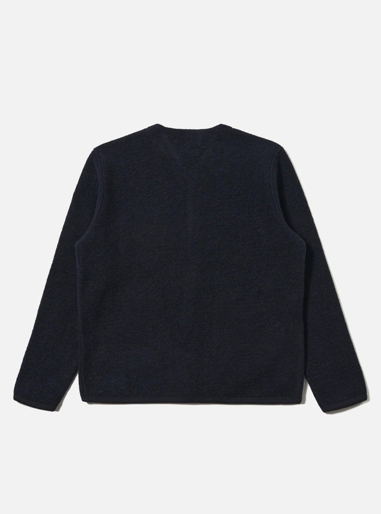 Wool Fleece Cardigan / Navy - STER/EO MUCCardigansUniversal WorksMBlue