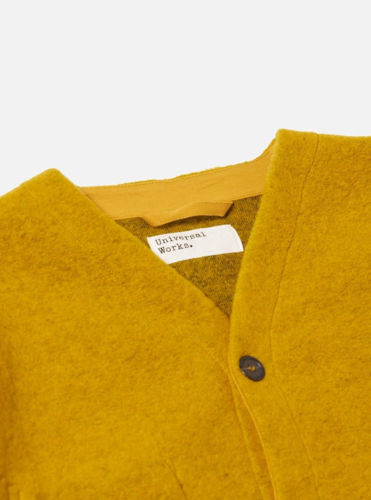 Wool Fleece Cardigan / Yellow - STER/EO MUCUniversal WorksMYellow