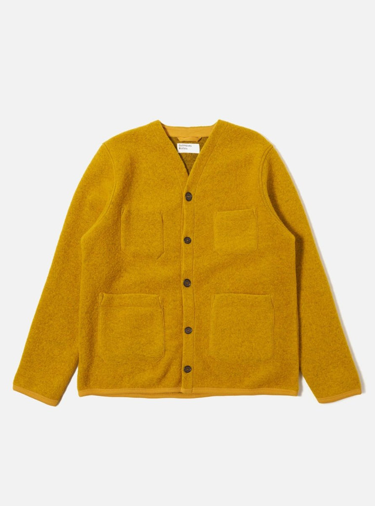 Wool Fleece Cardigan / Yellow - STER/EO MUCUniversal WorksMYellow